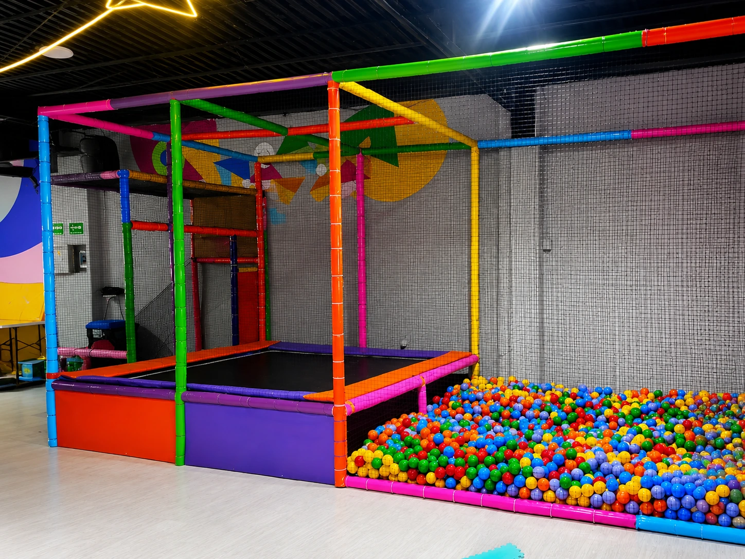 Área de juegos infantiles para fiestas
